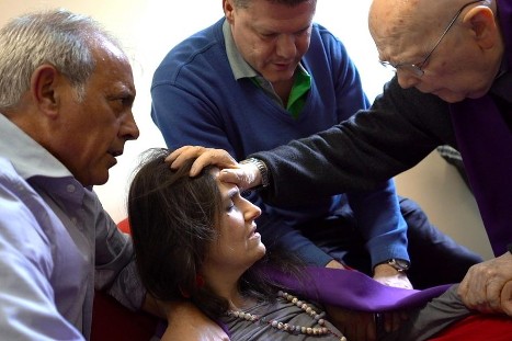 Exorcism scene from William Friedkin documentary 'The Devil and Father Amorth'